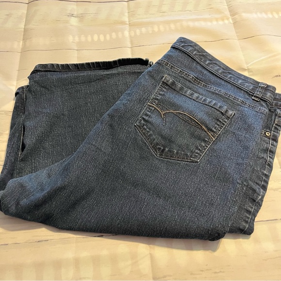 Faded Glory Long Length Jean Shorts, Size 24 W - Picture 2 of 8